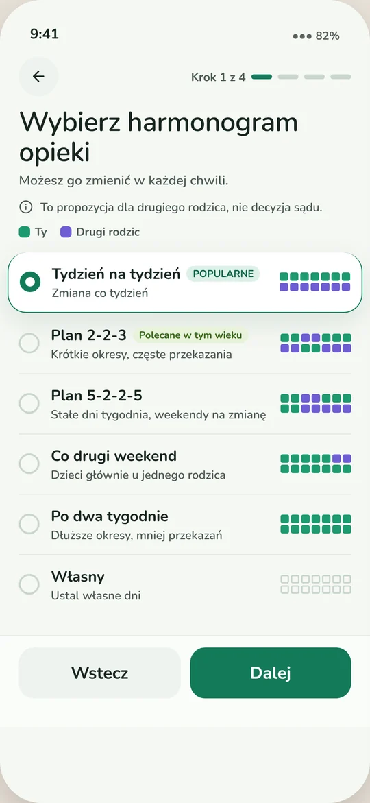 Harmonogram opieki — Wybierz rytm, który pasuje Twojej rodzinie